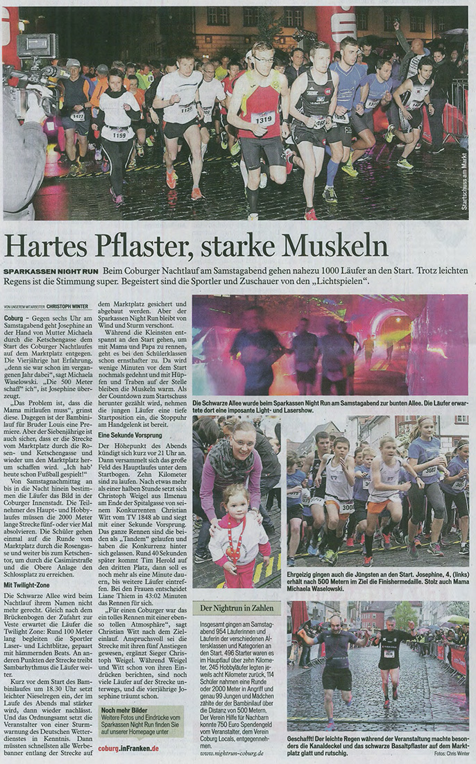 Coburger Tageblatt, 27.04.2015